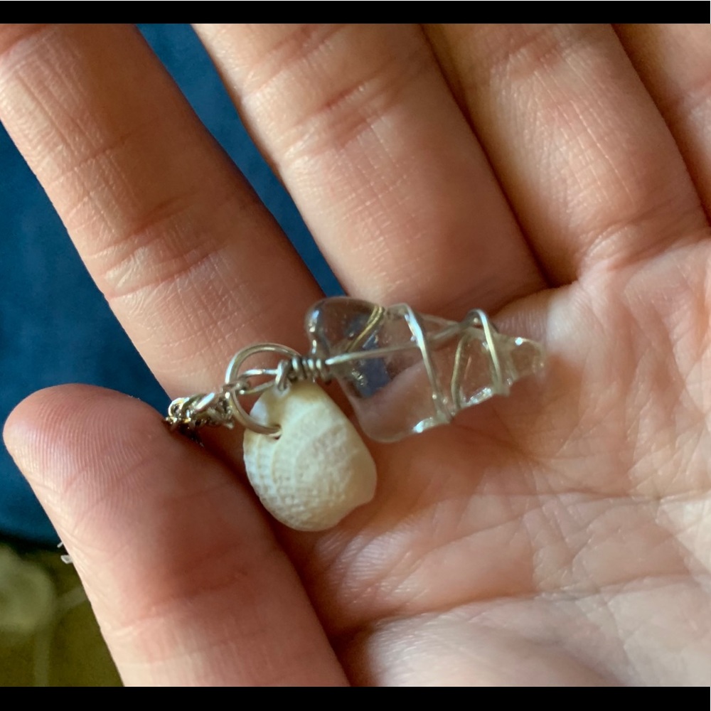 Home made sea mermaid necklace